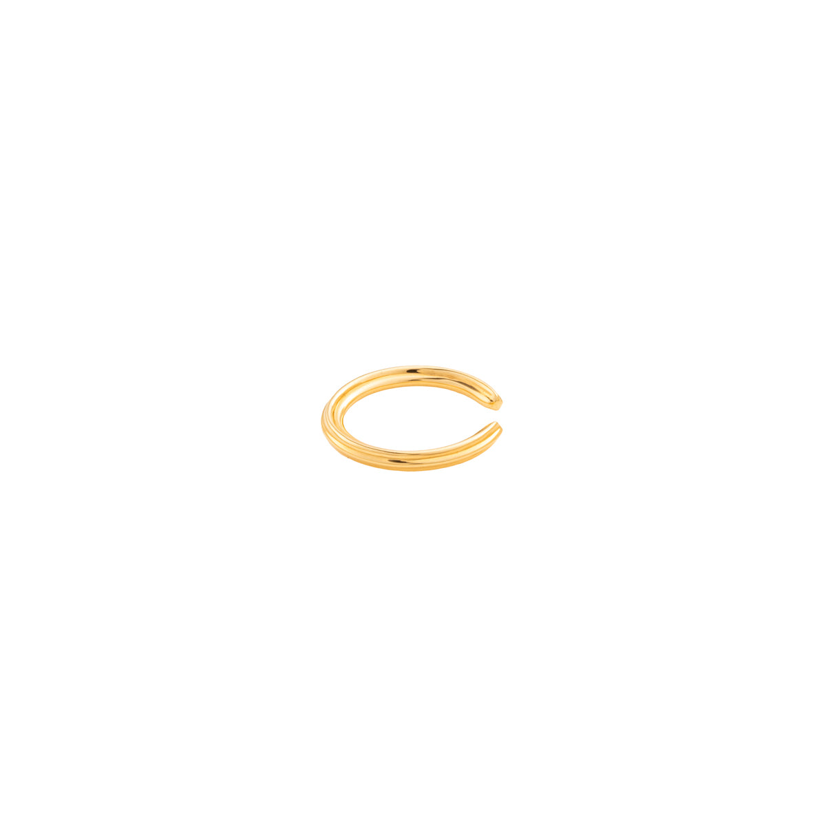 18K DUNE Oval Ear Cuff