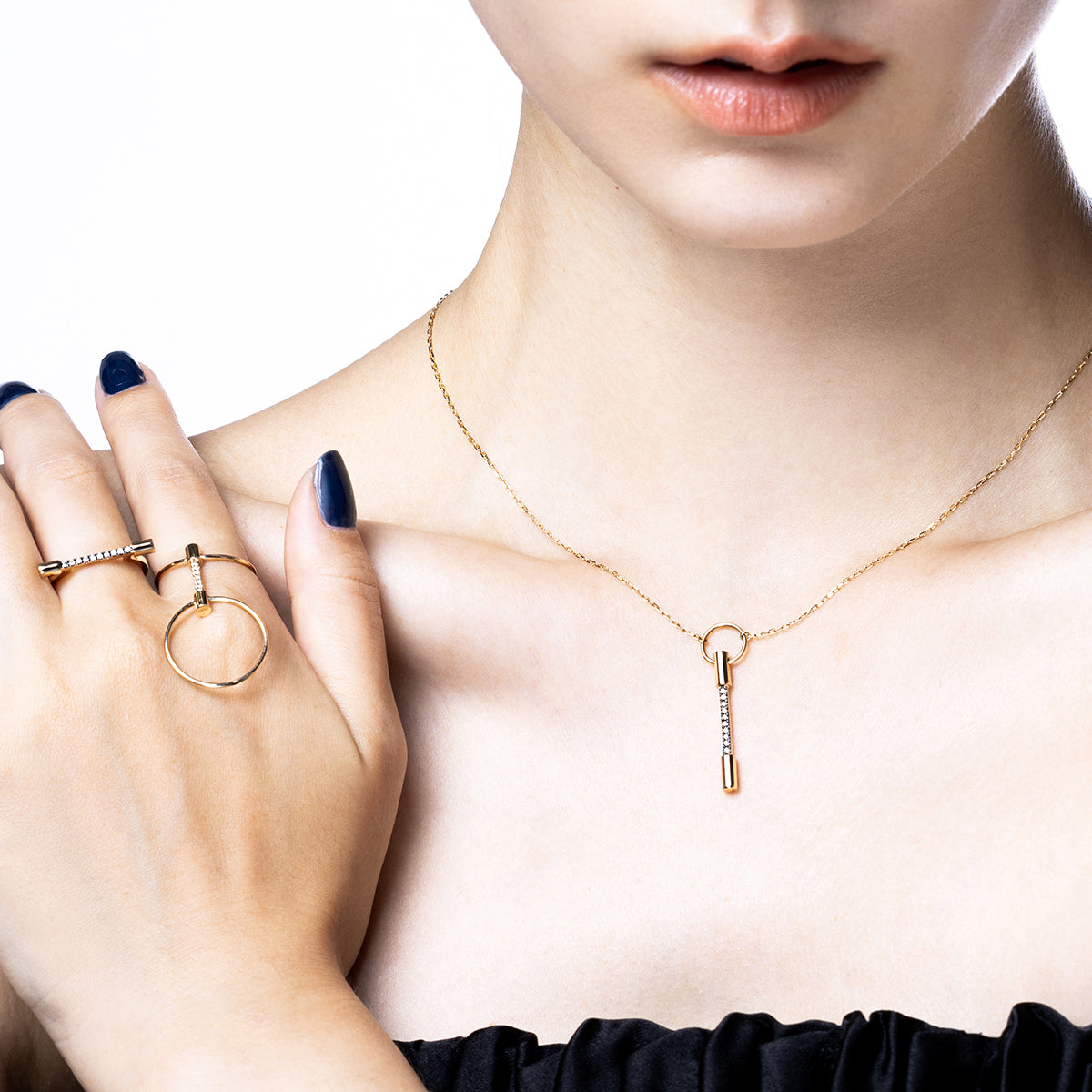 【Made-To-Order】PUNCTURE Diamond Ring