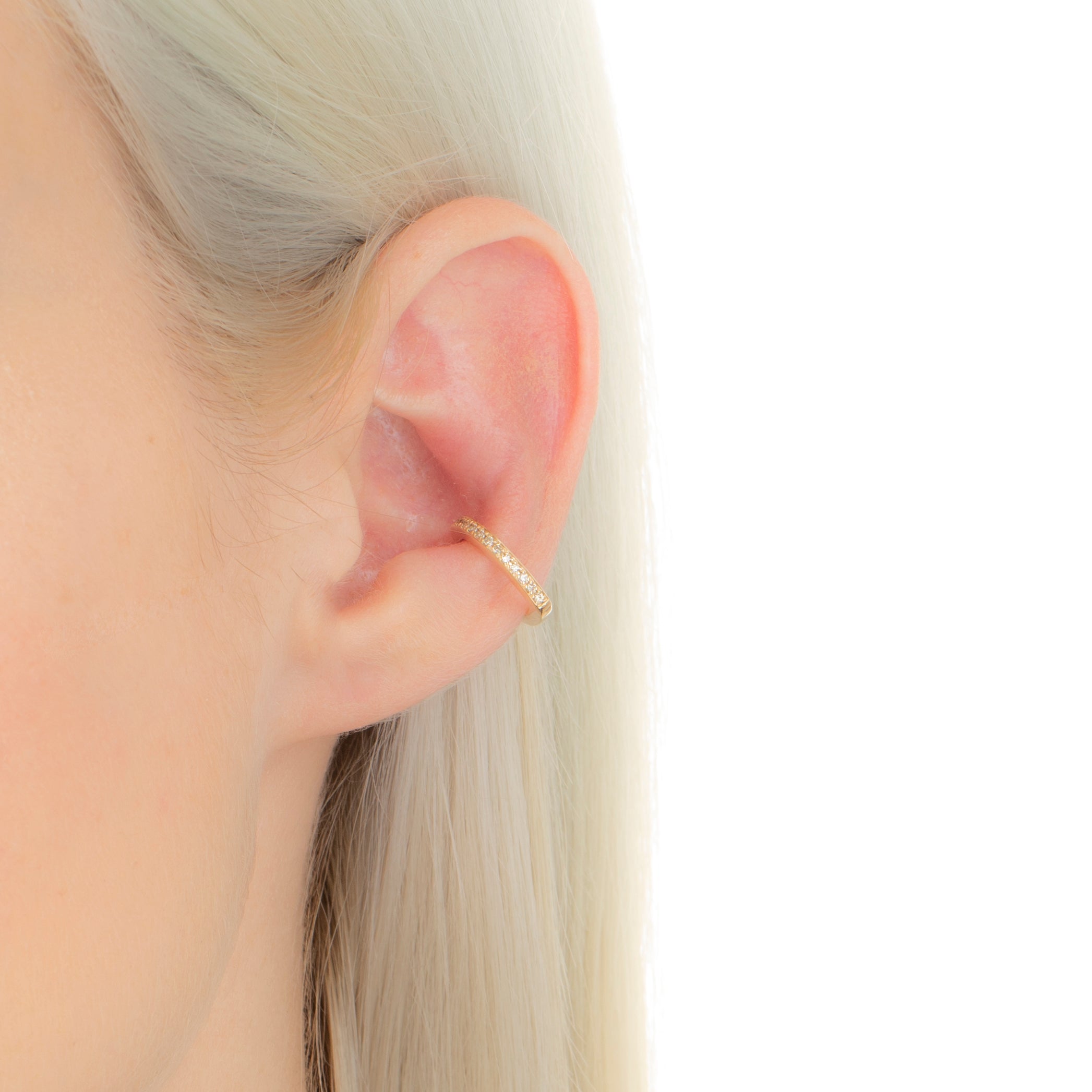 MANHATTAN Diamond Ear Cuff Small size