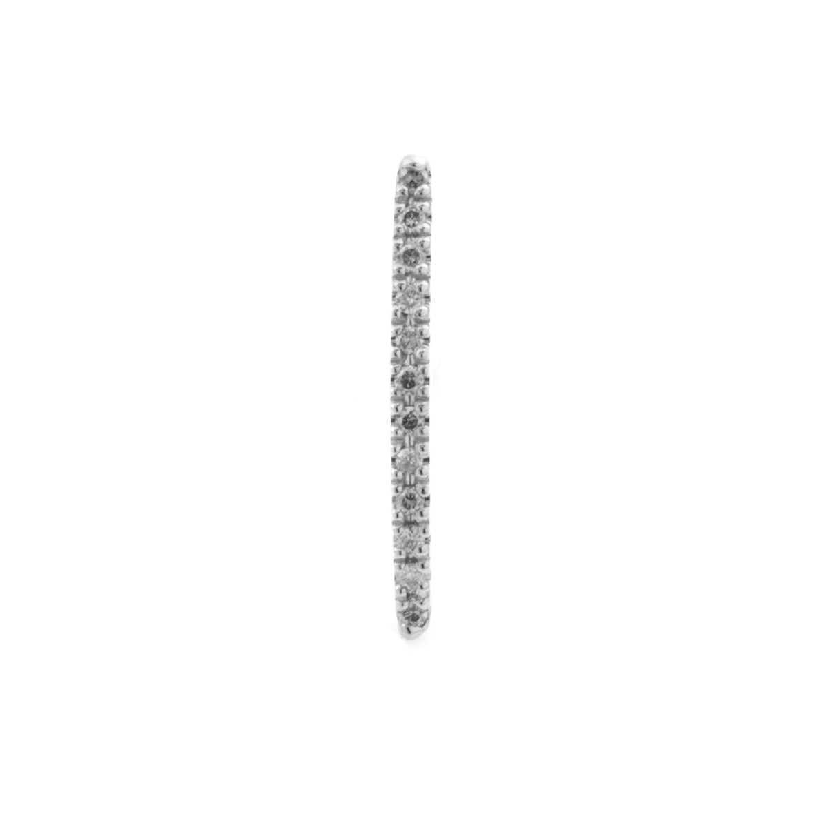 GOSSAMER Diamond Short Bar Earring