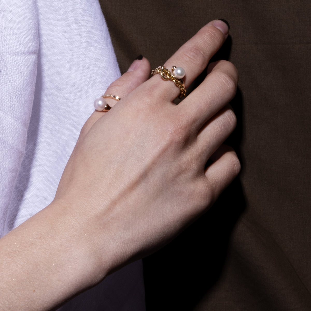 【Made-To-Order】 DROSERA Akoya Pearl Ring