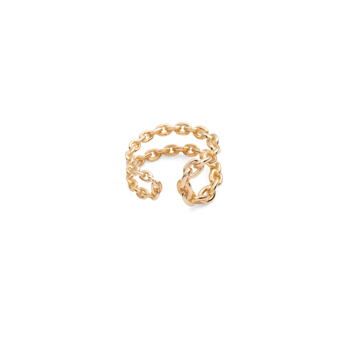 ALL ABOUT BASICS Double Line Chain Ear Cuff Medium size