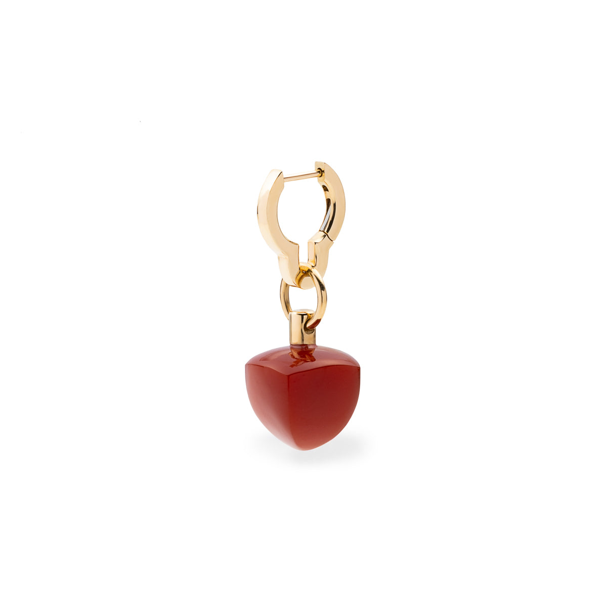 BIRD OF PARADISE Charm, Carnelian