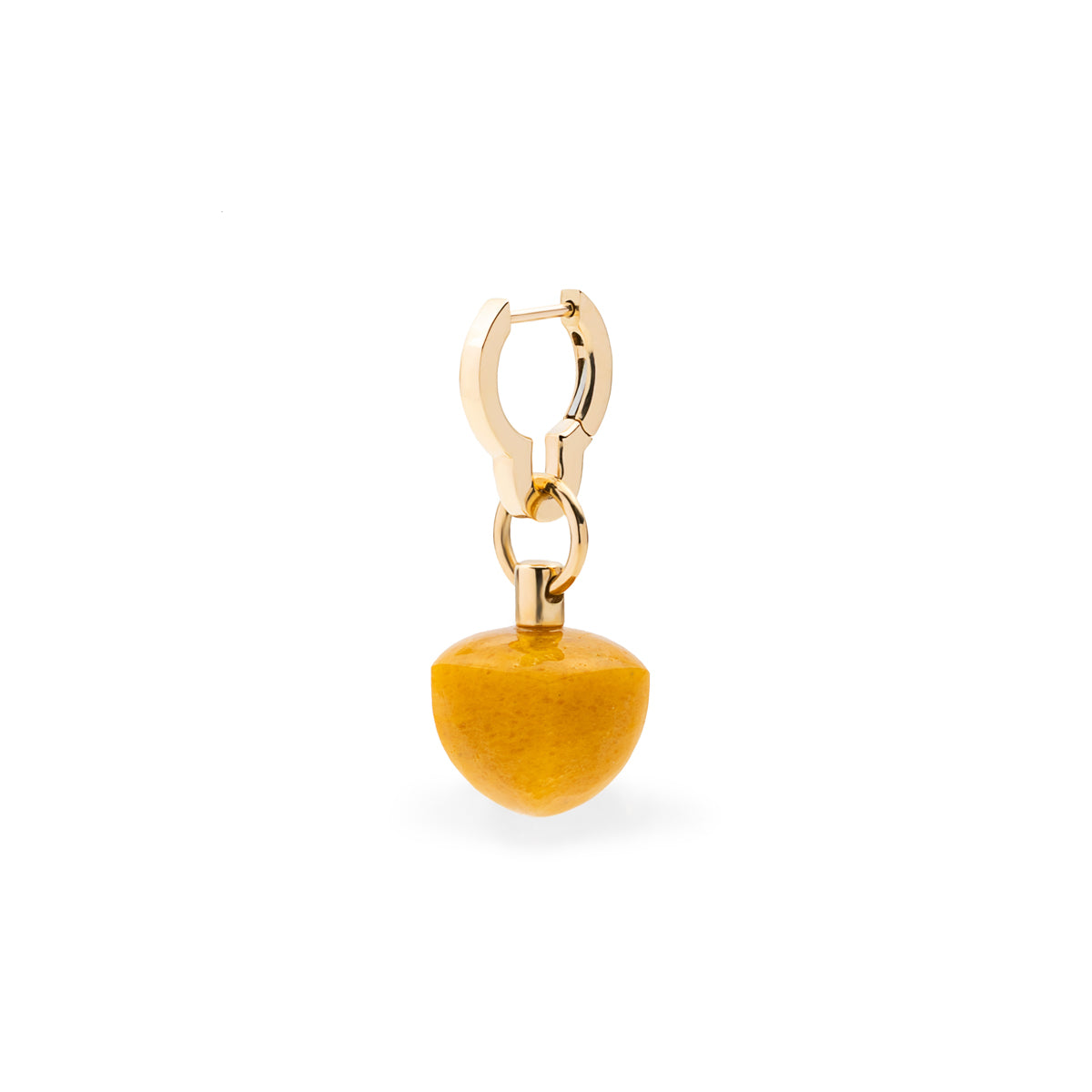 BIRD OF PARADISE Charm, Yellow Aventurine