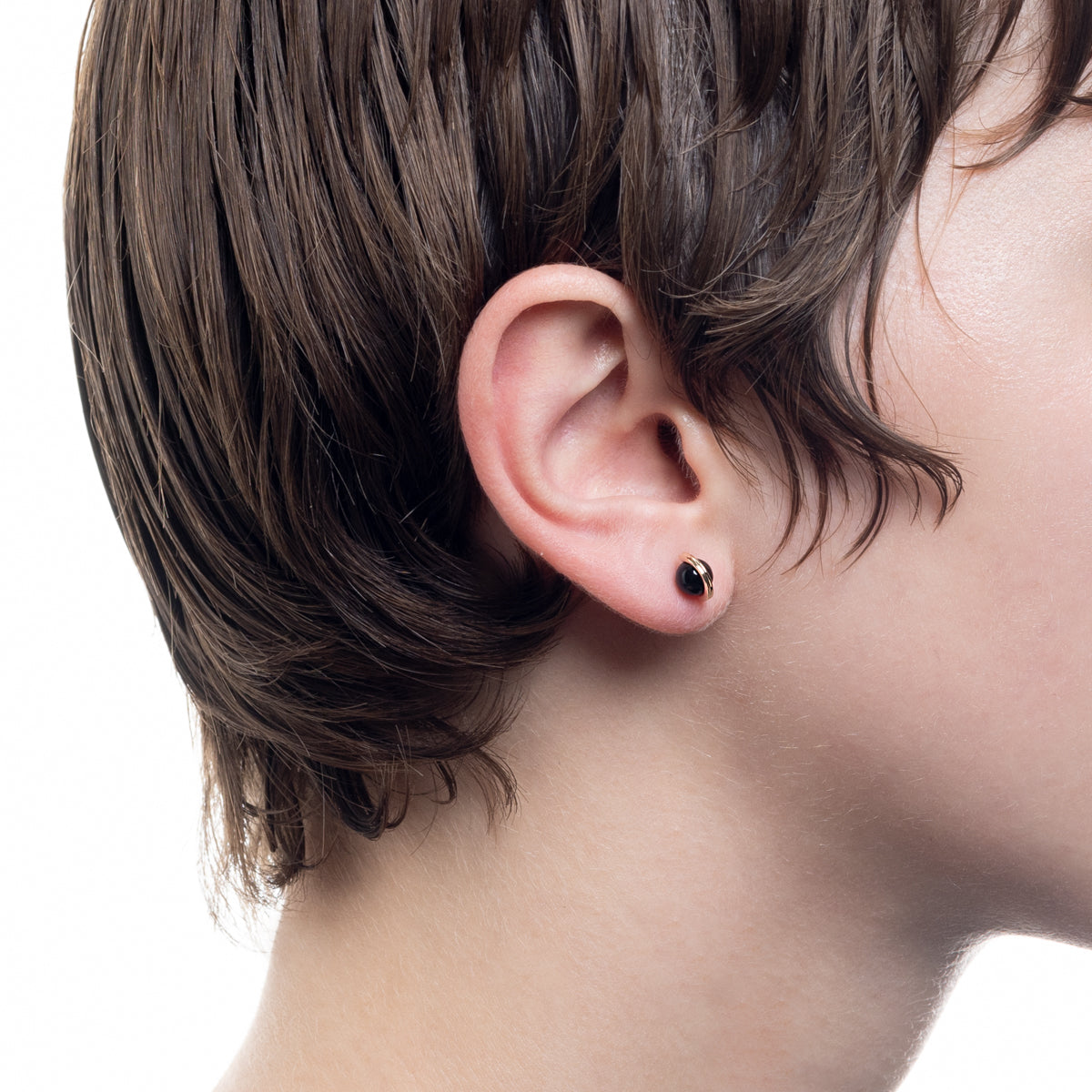 Mini BELUGA Onyx Earring