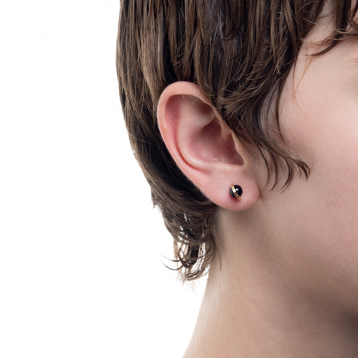 Mini BELUGA Onyx Earring