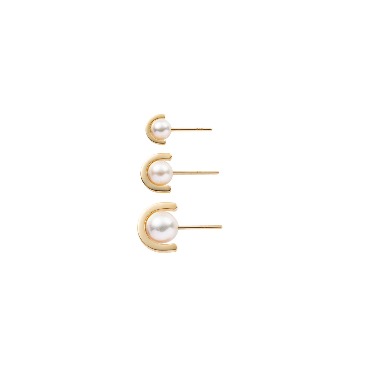 Mini BELUGA Onyx Earring