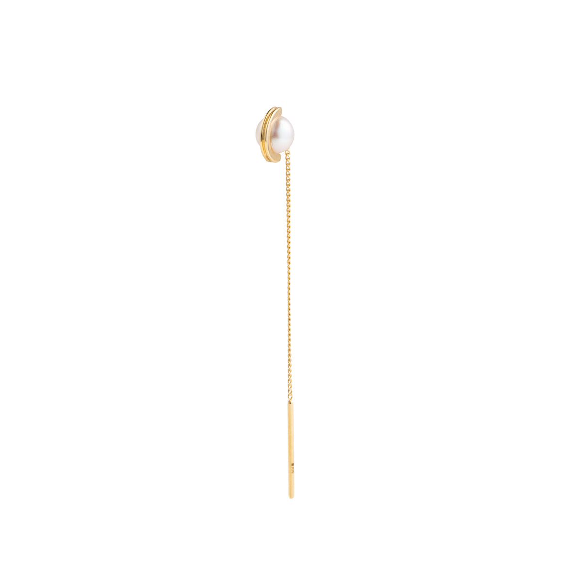 Mini BELUGA Pearl Chain Earring