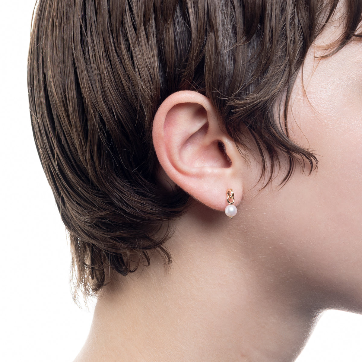 Mini BELUGA Pearl Earring