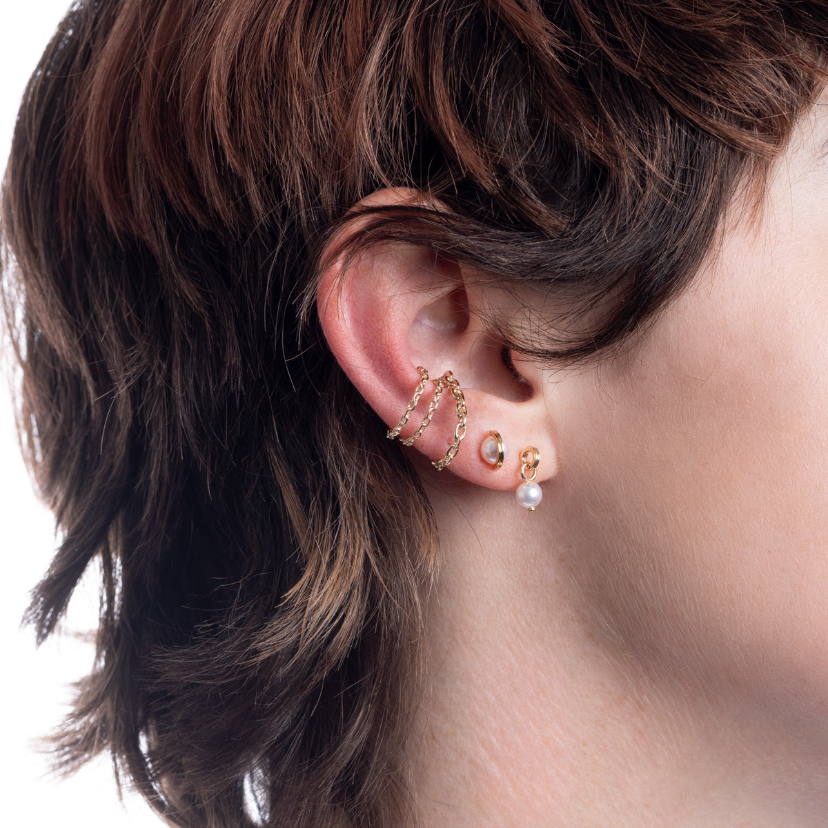 Mini BELUGA Pearl Earring