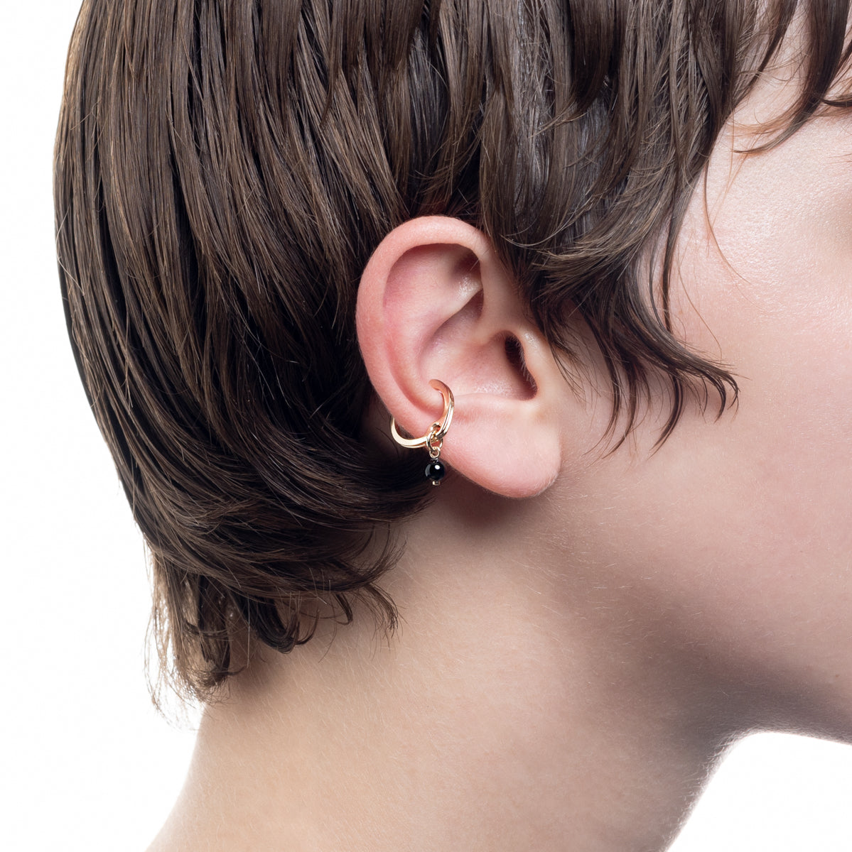 Mini BELUGA Onyx Ear Cuff