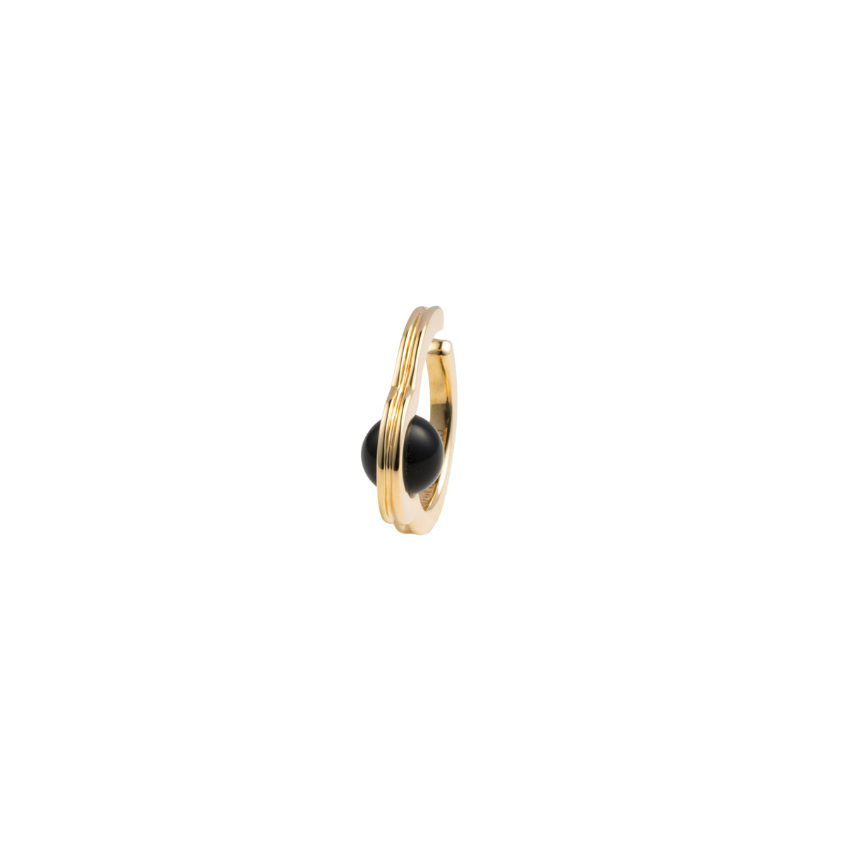 Mini BELUGA Onyx Ear Cuff