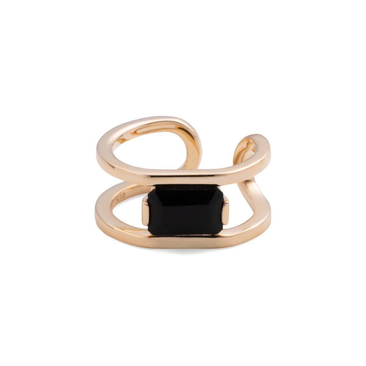 BIRD OF PARADISE Onyx Ear Cuff