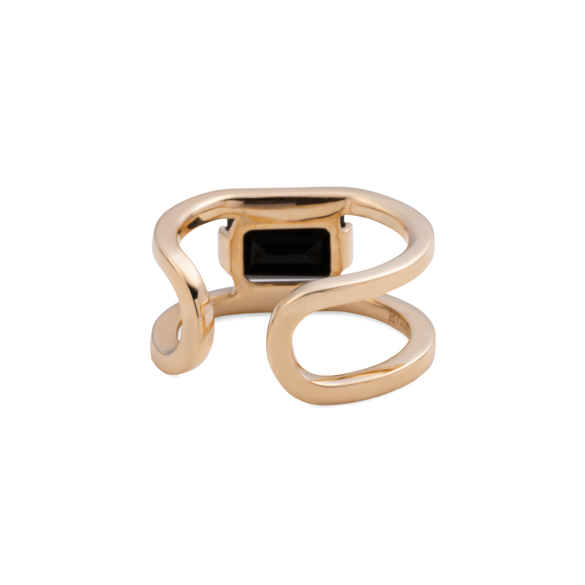 BIRD OF PARADISE Onyx Ear Cuff