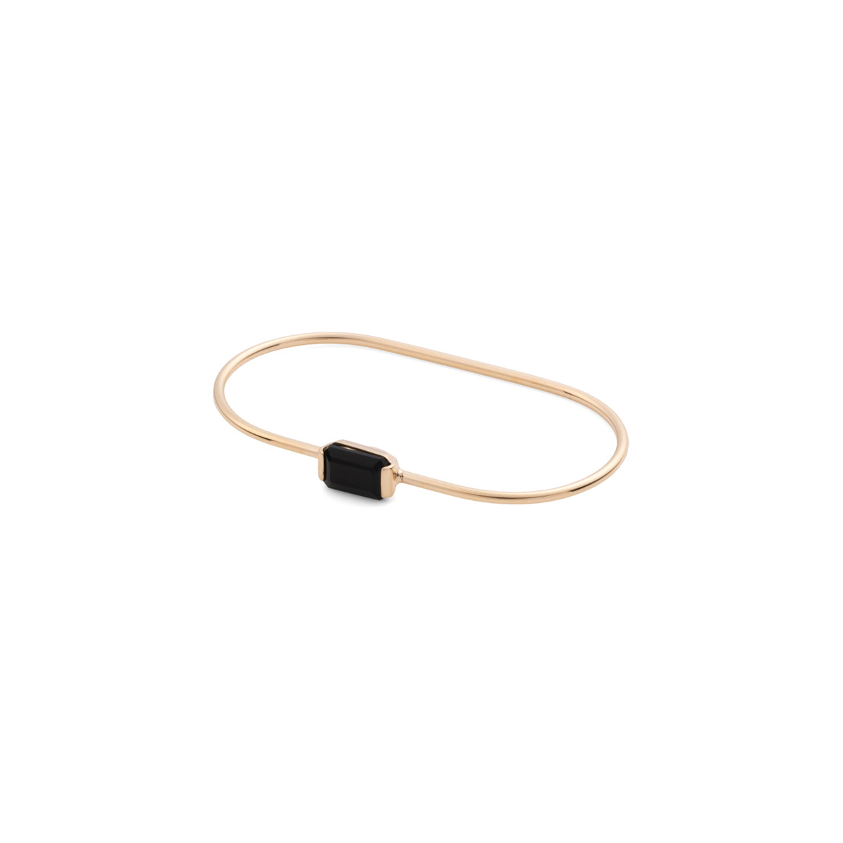 BIRD OF PARADISE Onyx Double Finger Ring