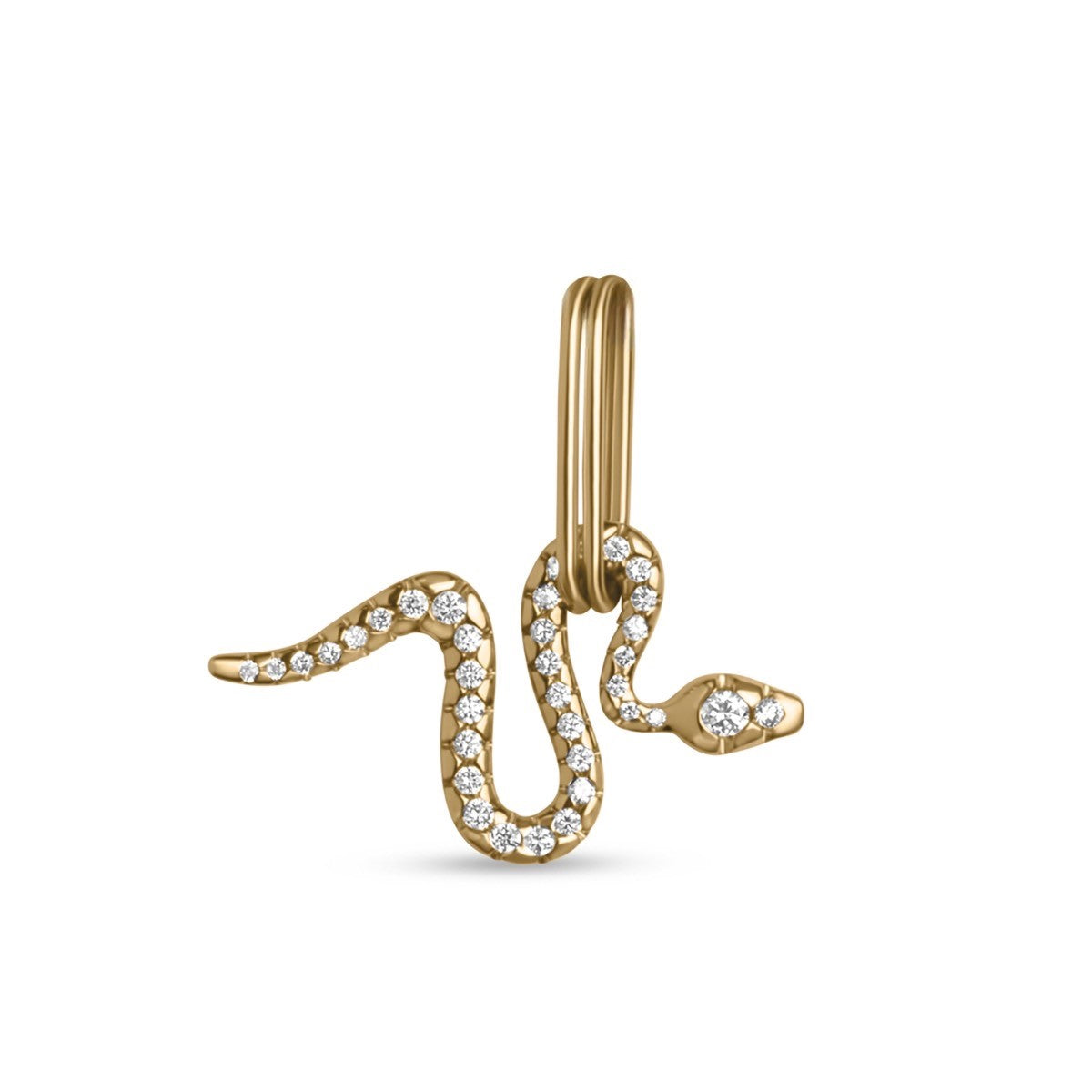 【Made-To-Order】 18K BRICOLAGE Talisman Snake Charm