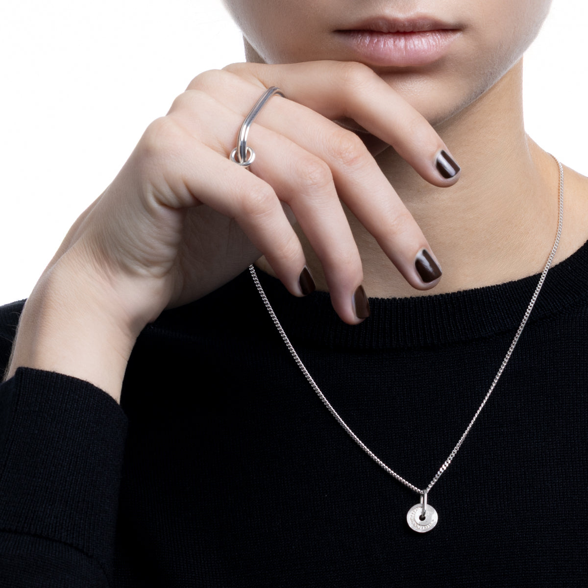 CELESTIALS THE MOON Diamond Necklace Mini