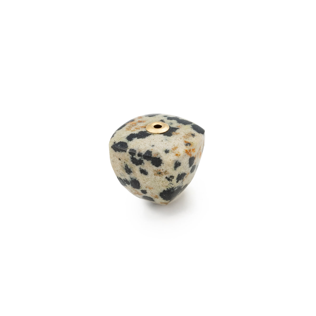 Sugarloaf Dalmatian Jasper Stone for Micro Spear Earring
