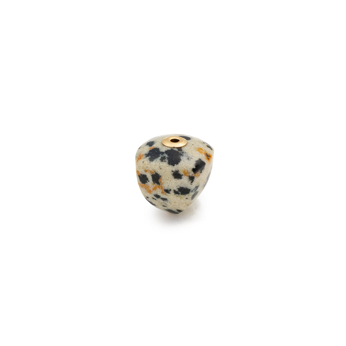 Sugarloaf Dalmatian Jasper Stone for Micro Spear Earring
