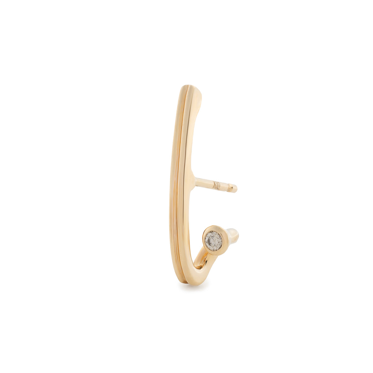 DROSERA Diamond Earring for Left ear