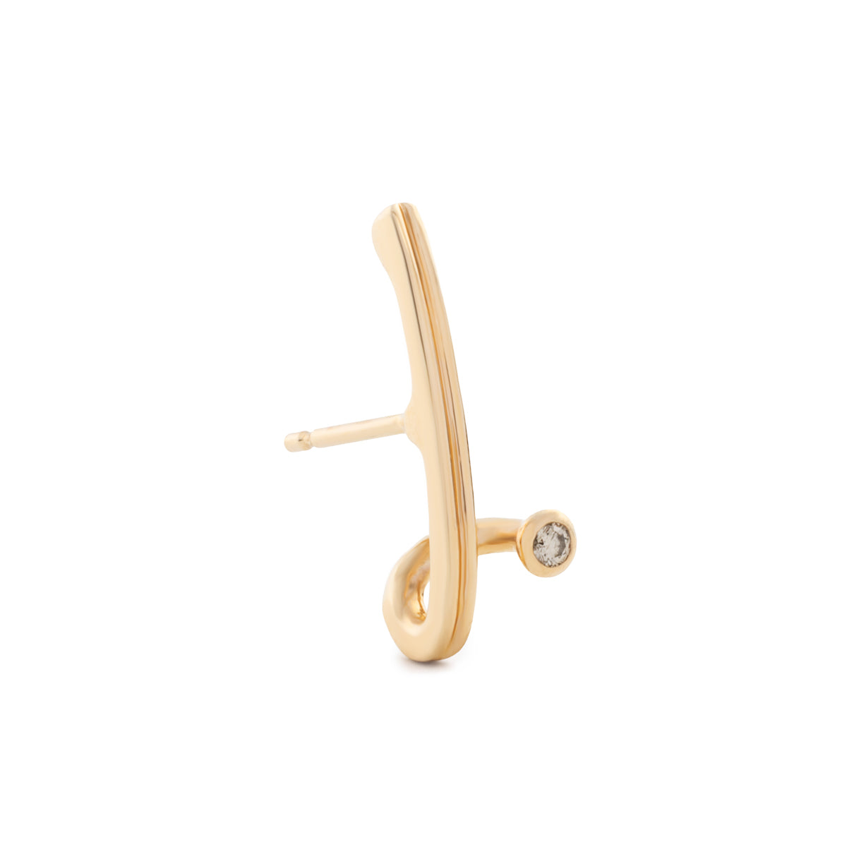 DROSERA Diamond Earring for Left ear