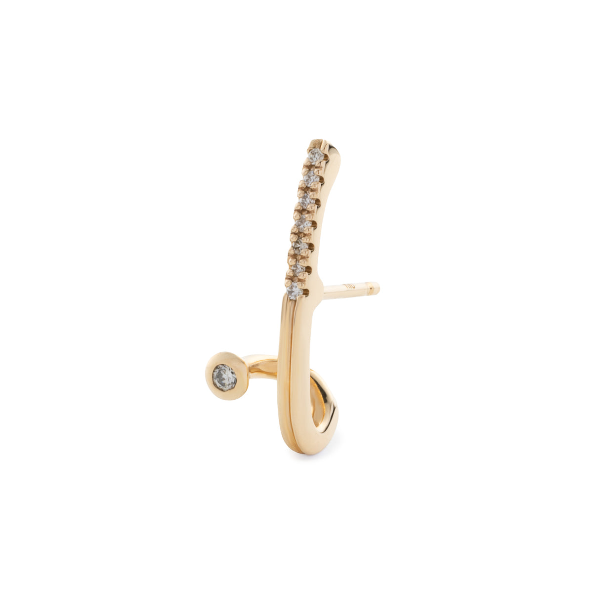 DROSERA Diamond Earring for Right ear