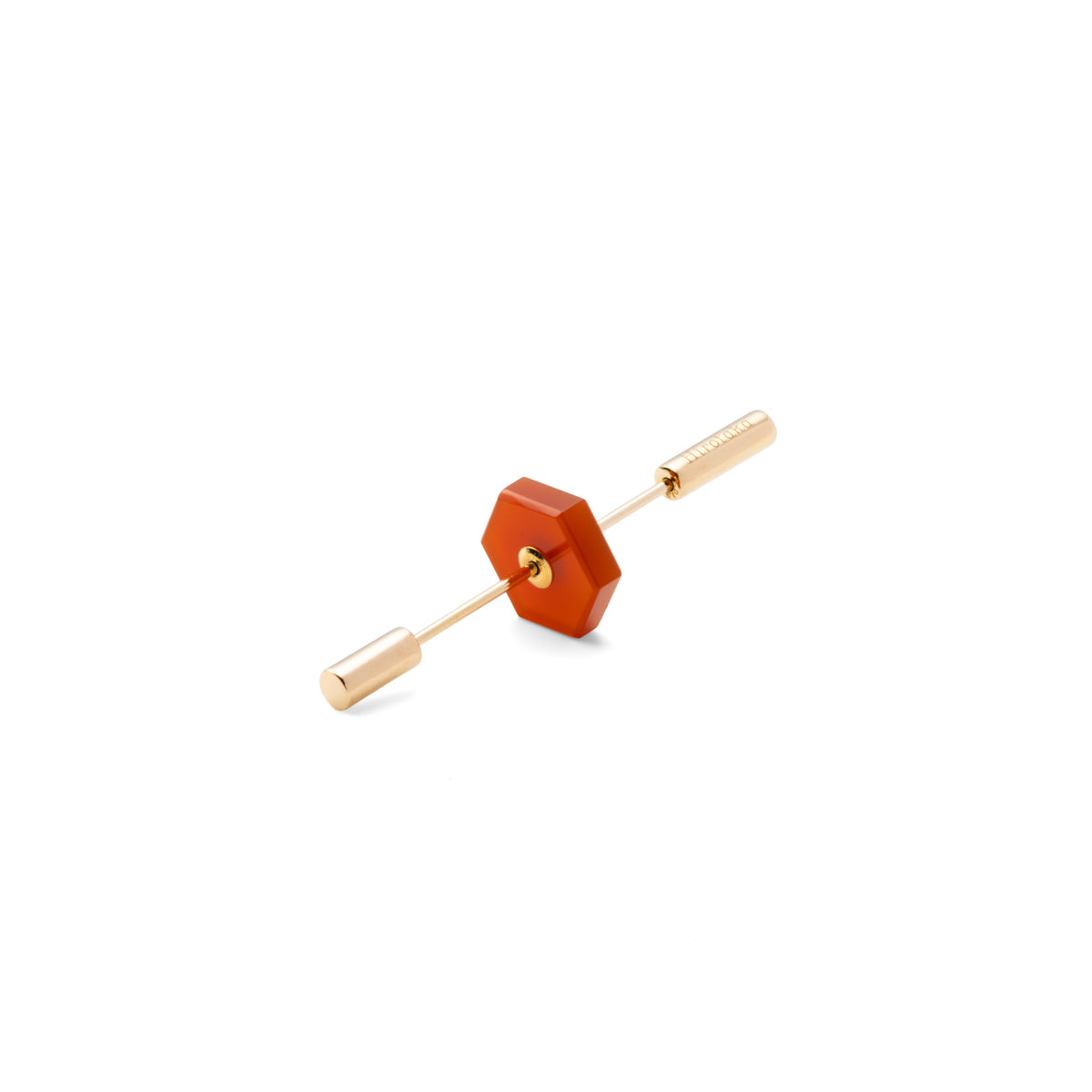 Short SPEAR Earring, Carnelian