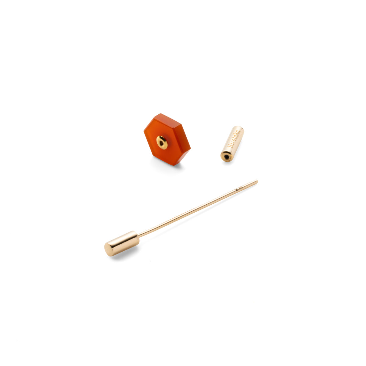 Short SPEAR Earring, Carnelian