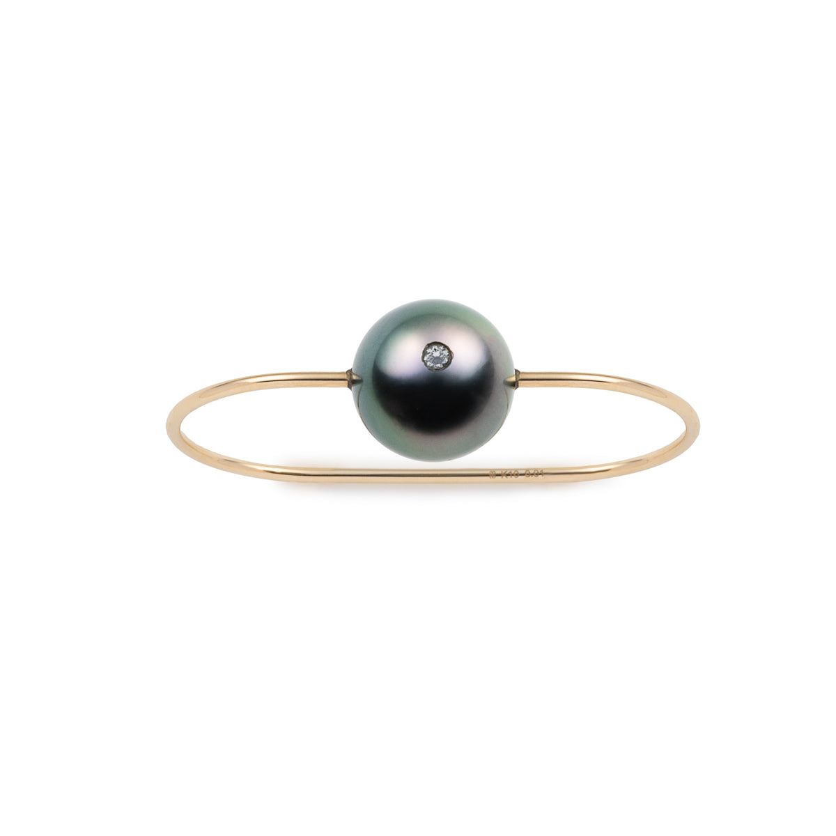 MIRÓ Tahiti Pearl Diamond Double Finger Ring