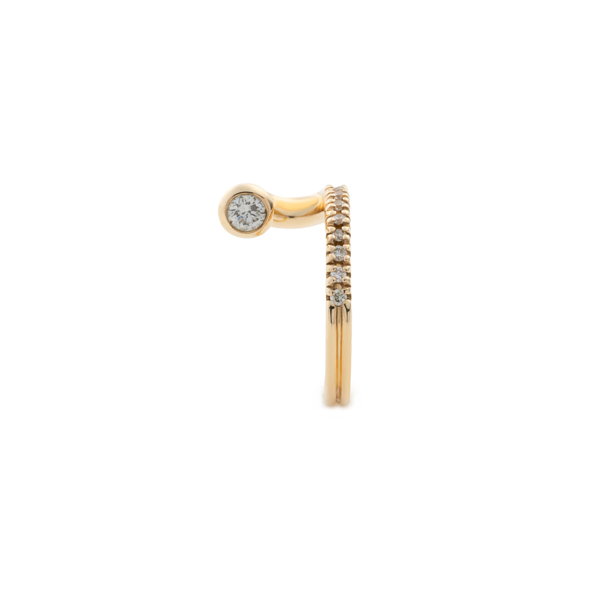 DROSERA Diamond Ear Cuff