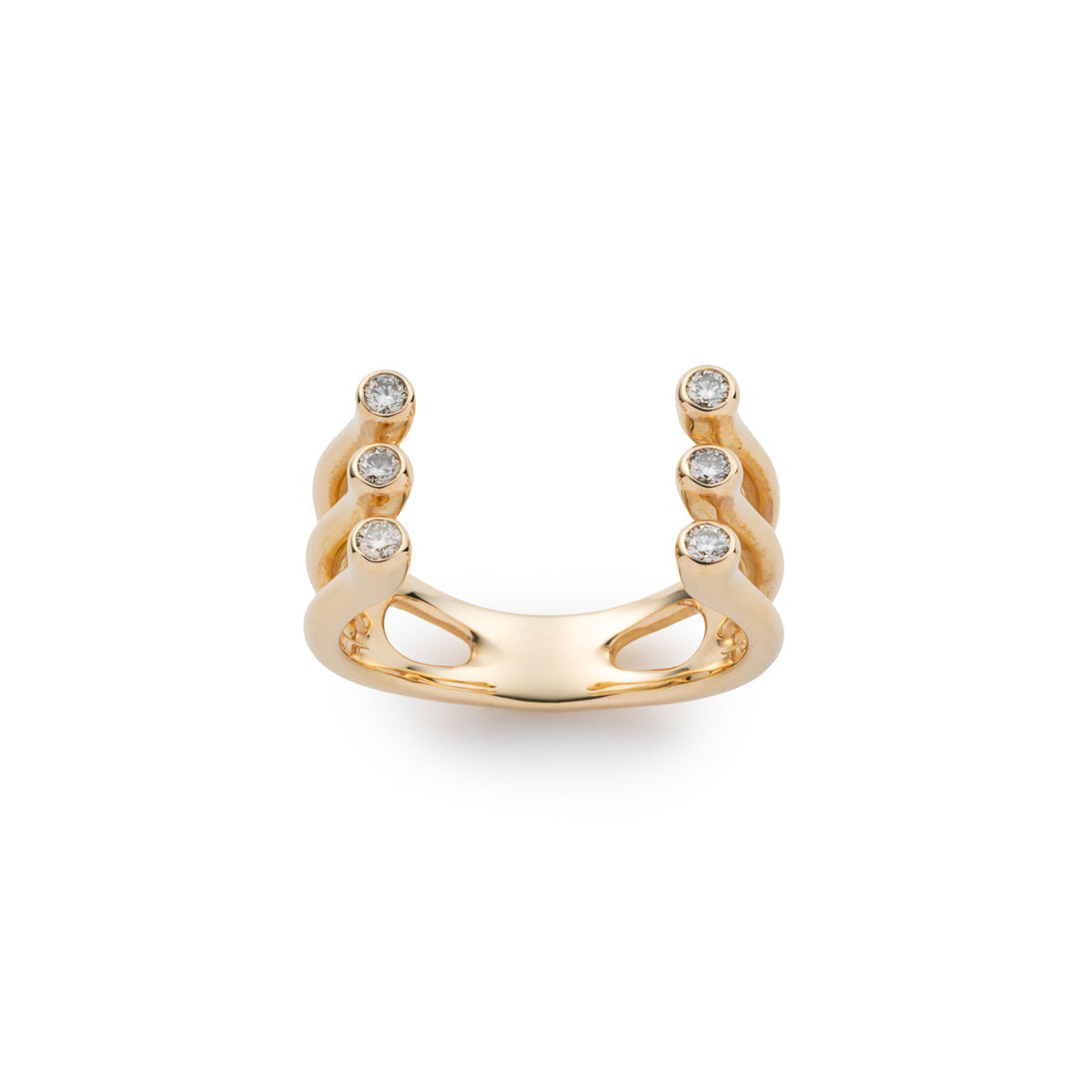 【Made-To-Order】 DROSERA Diamond Cuff Ring