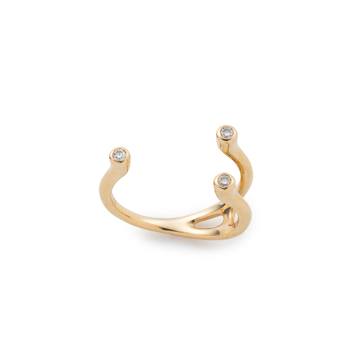 【Made-To-Order】DROSERA Diamond Cuff Ring