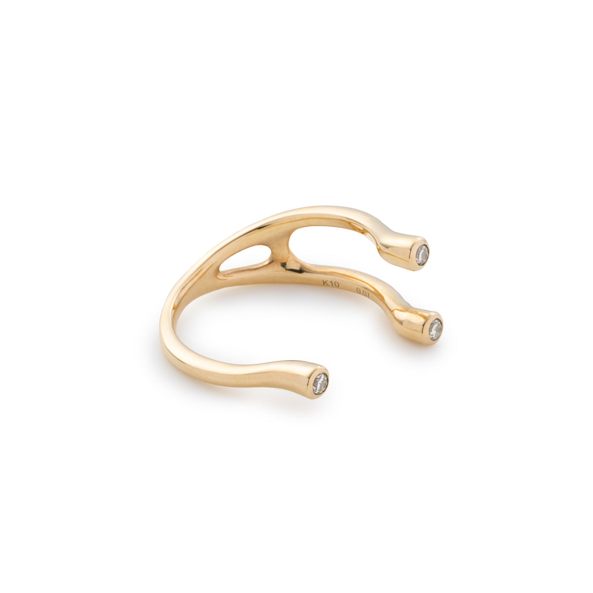【Made-To-Order】DROSERA Diamond Cuff Ring