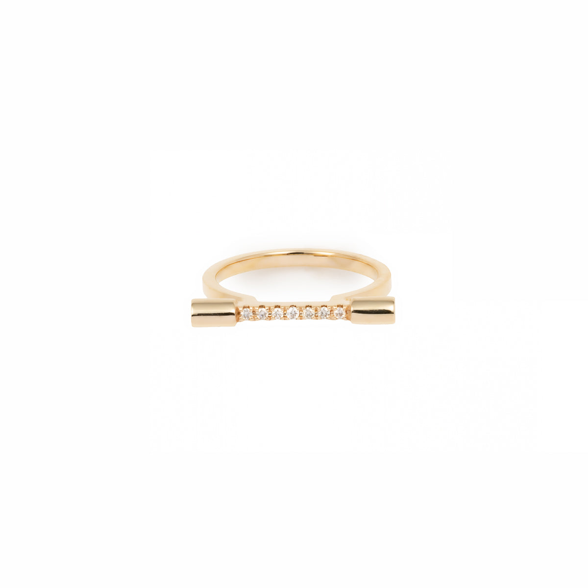 【Made-To-Order】PUNCTURE Diamond Pinky Ring