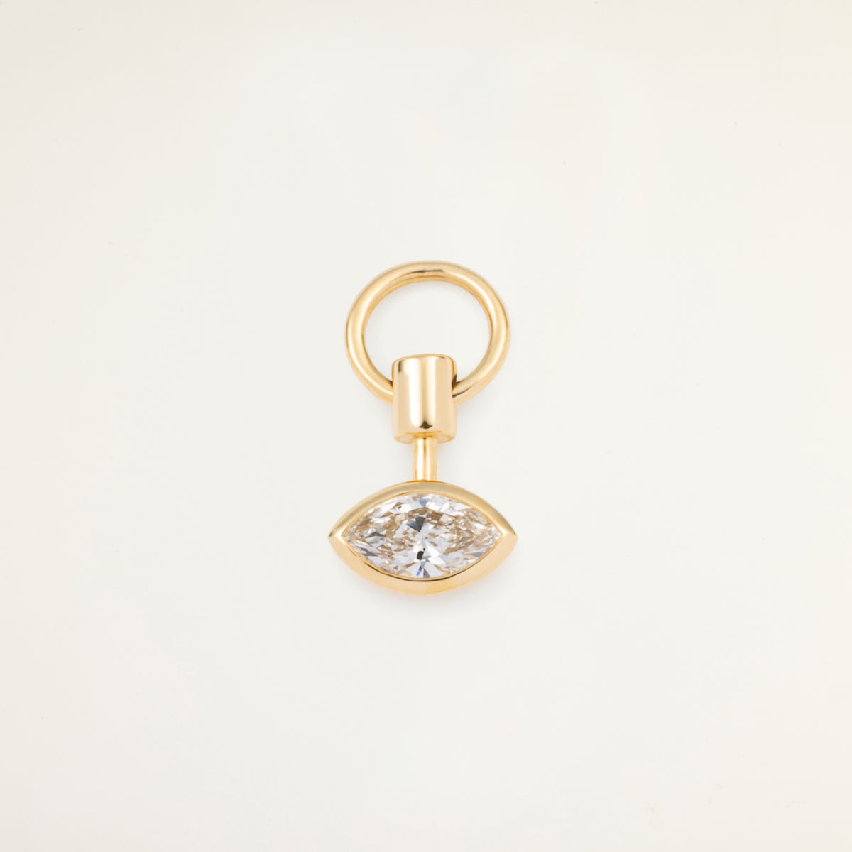 L.a.brown Hypnotic Lab Grown Diamond Pendulum Necklace