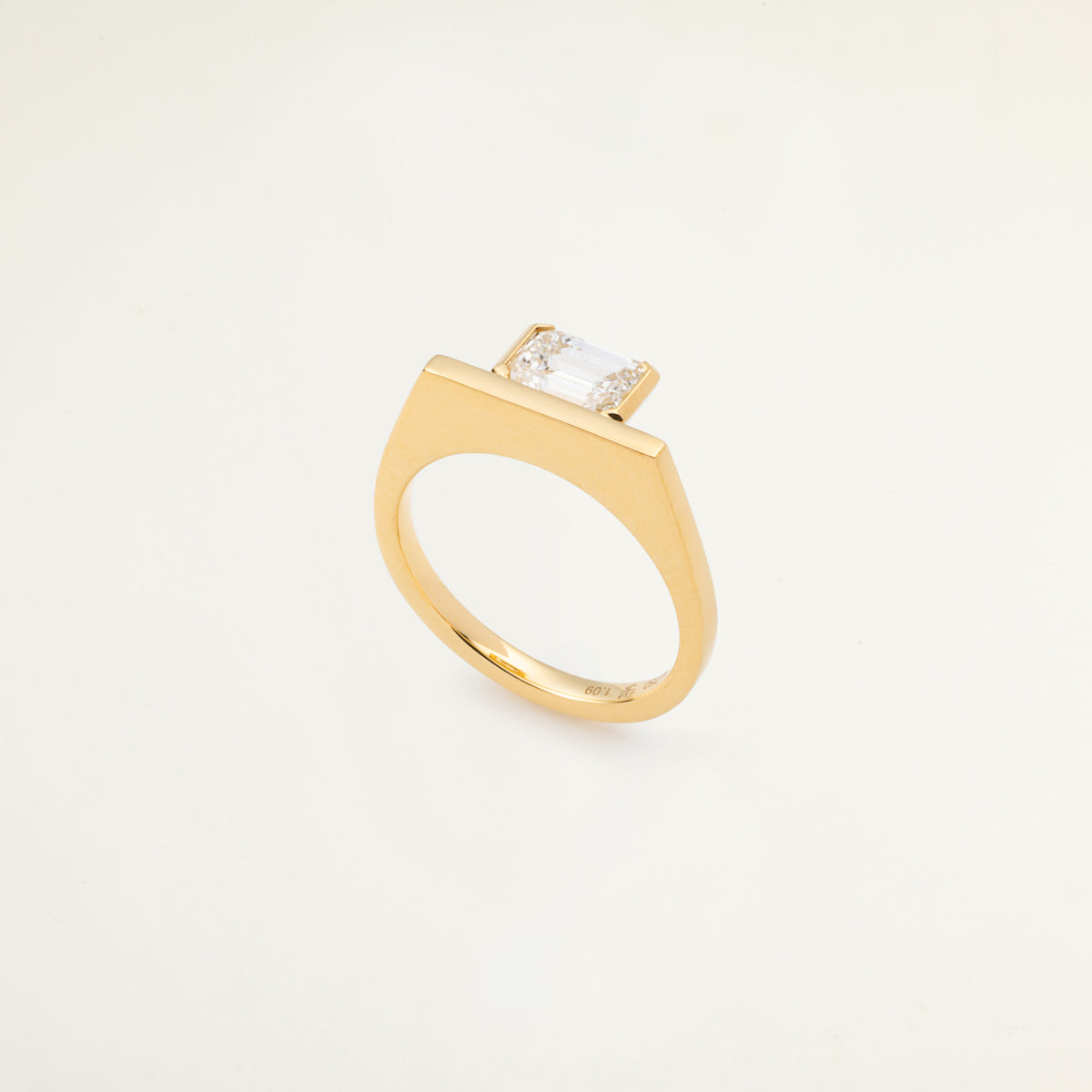L.a.brown HYPNOTIC Emerald Cut Diamond Ring