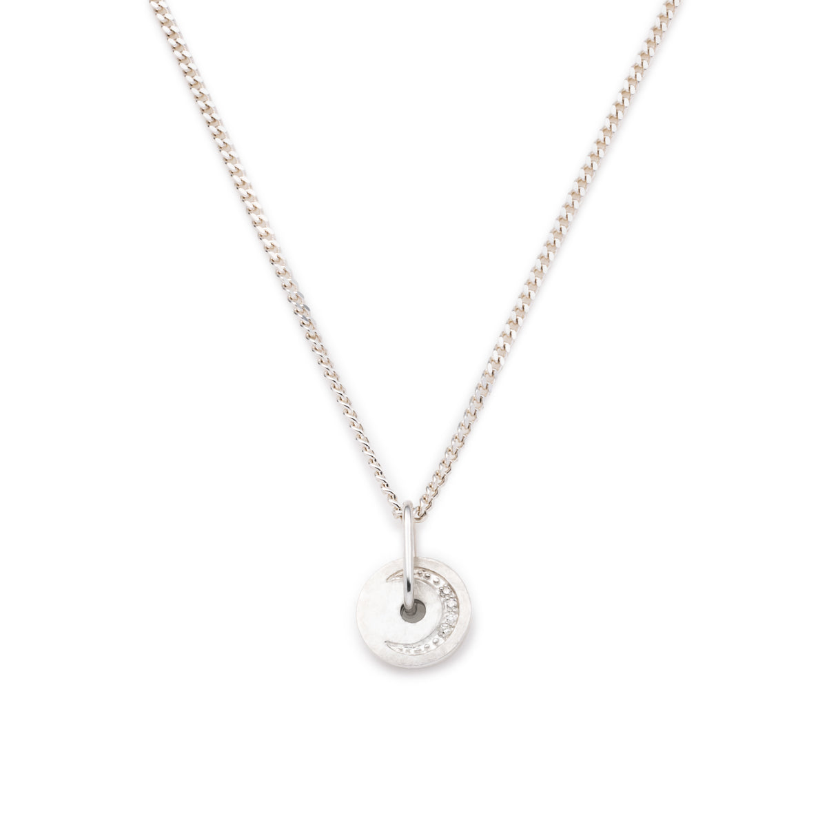 CELESTIALS THE MOON Diamond Necklace Mini