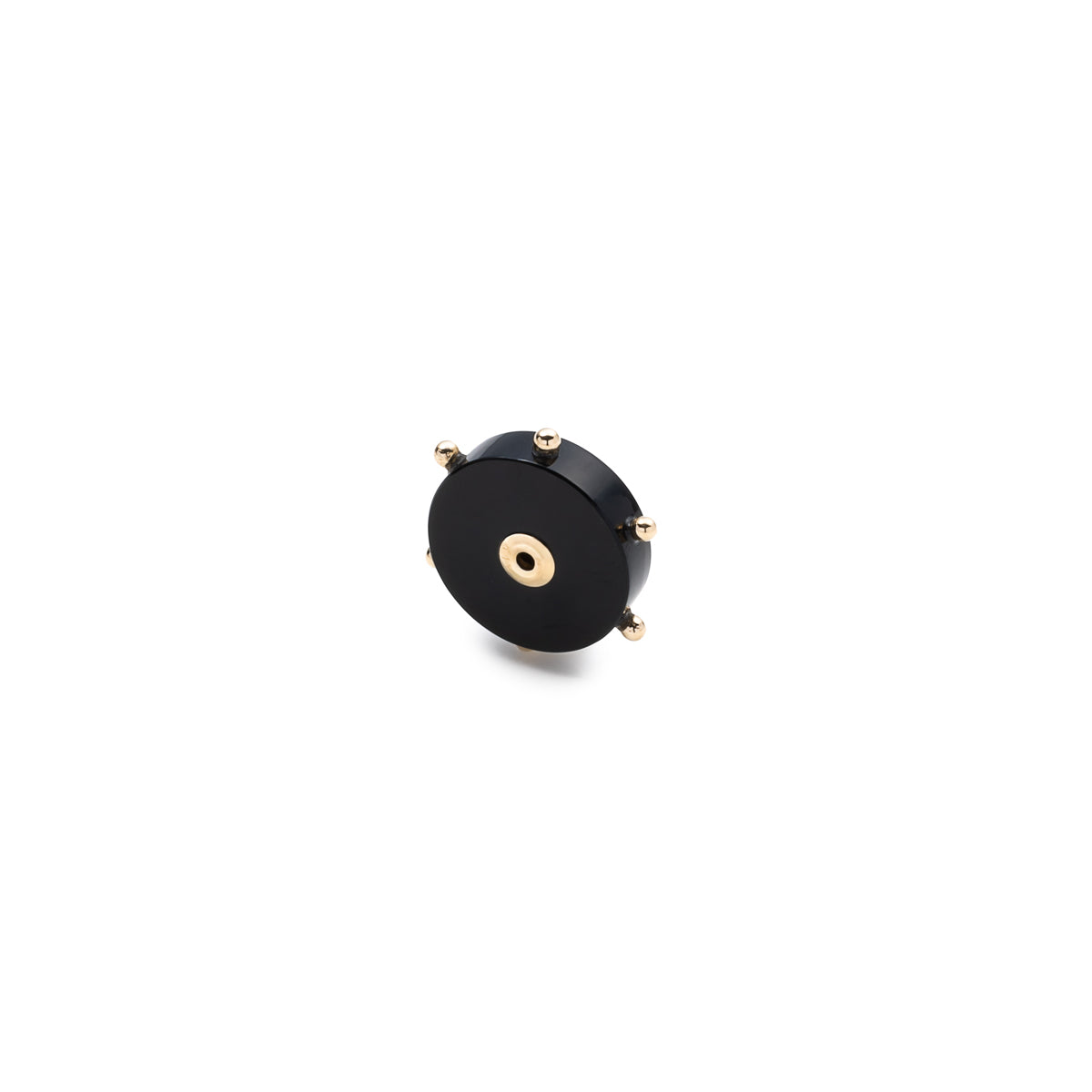 Disk Onyx Studs for SPEAR Earring