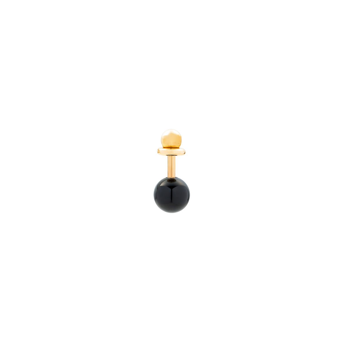 HONEY ANT Onyx Earring