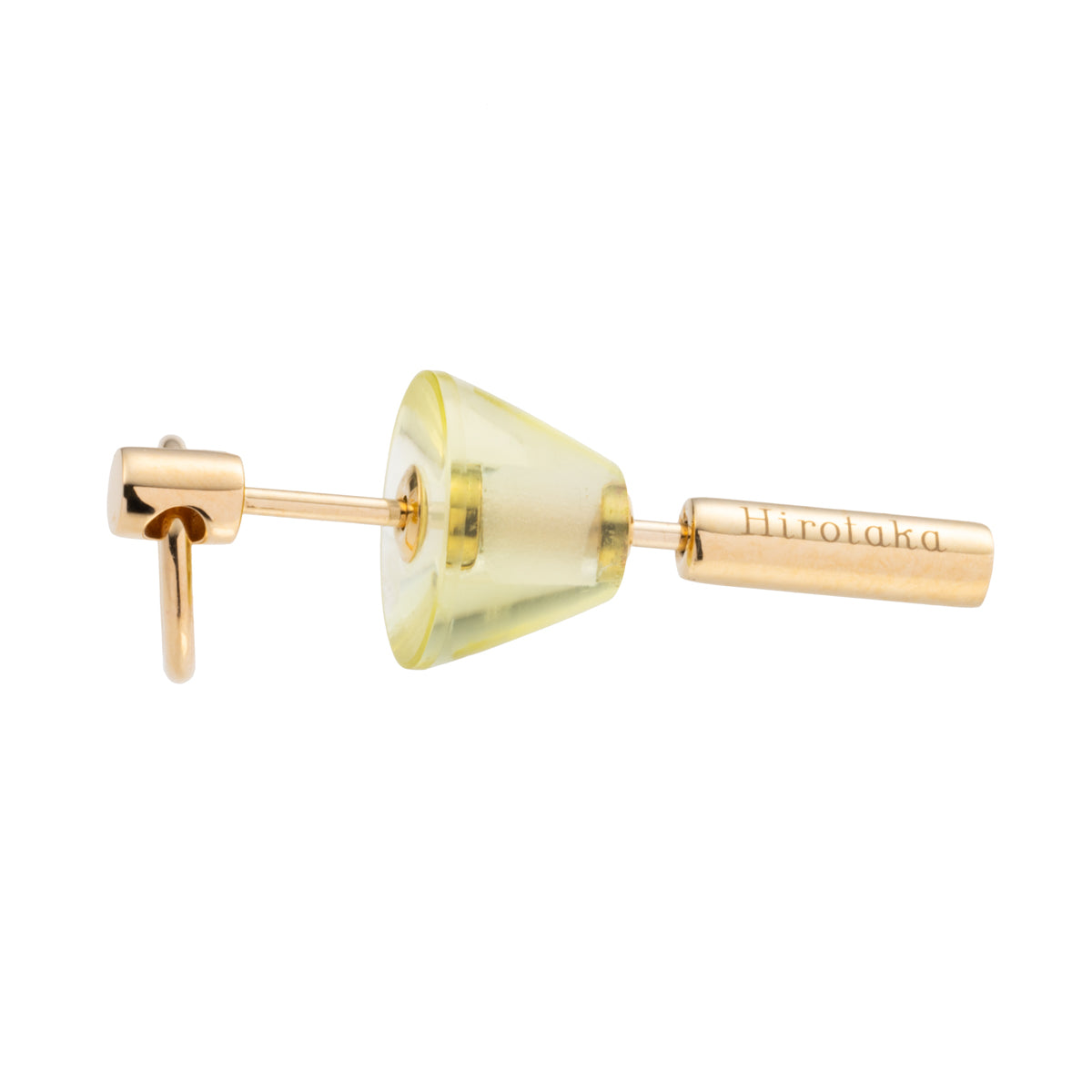 SPEAR Door Knocker Earring Small size, Lemon Quartz