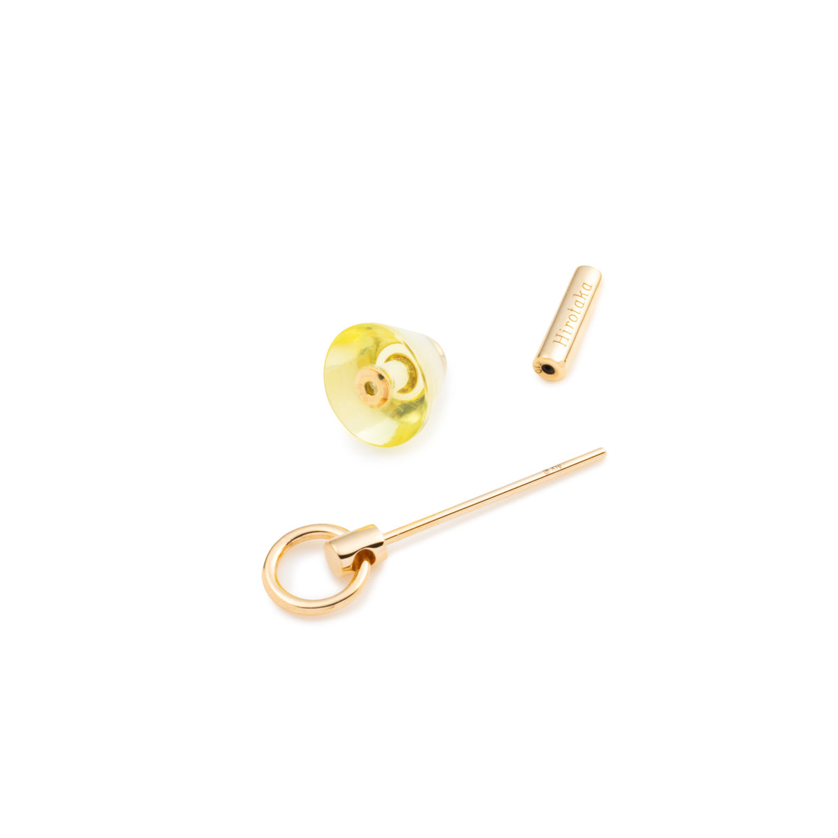 SPEAR Door Knocker Earring Small size, Lemon Quartz