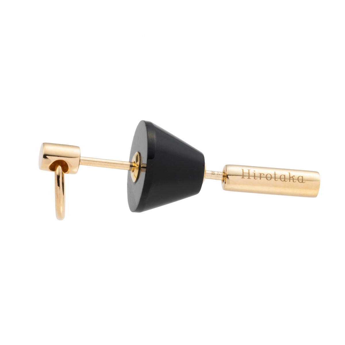 SPEAR Door Knocker Earring Small size, Onyx