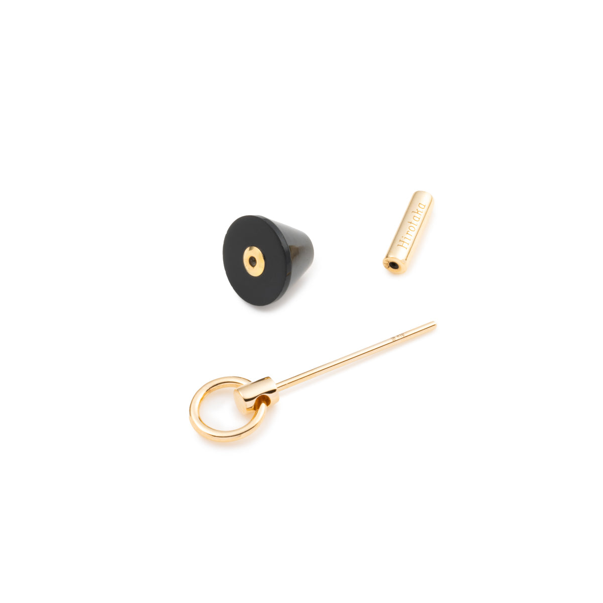 SPEAR Door Knocker Earring Small size, Onyx