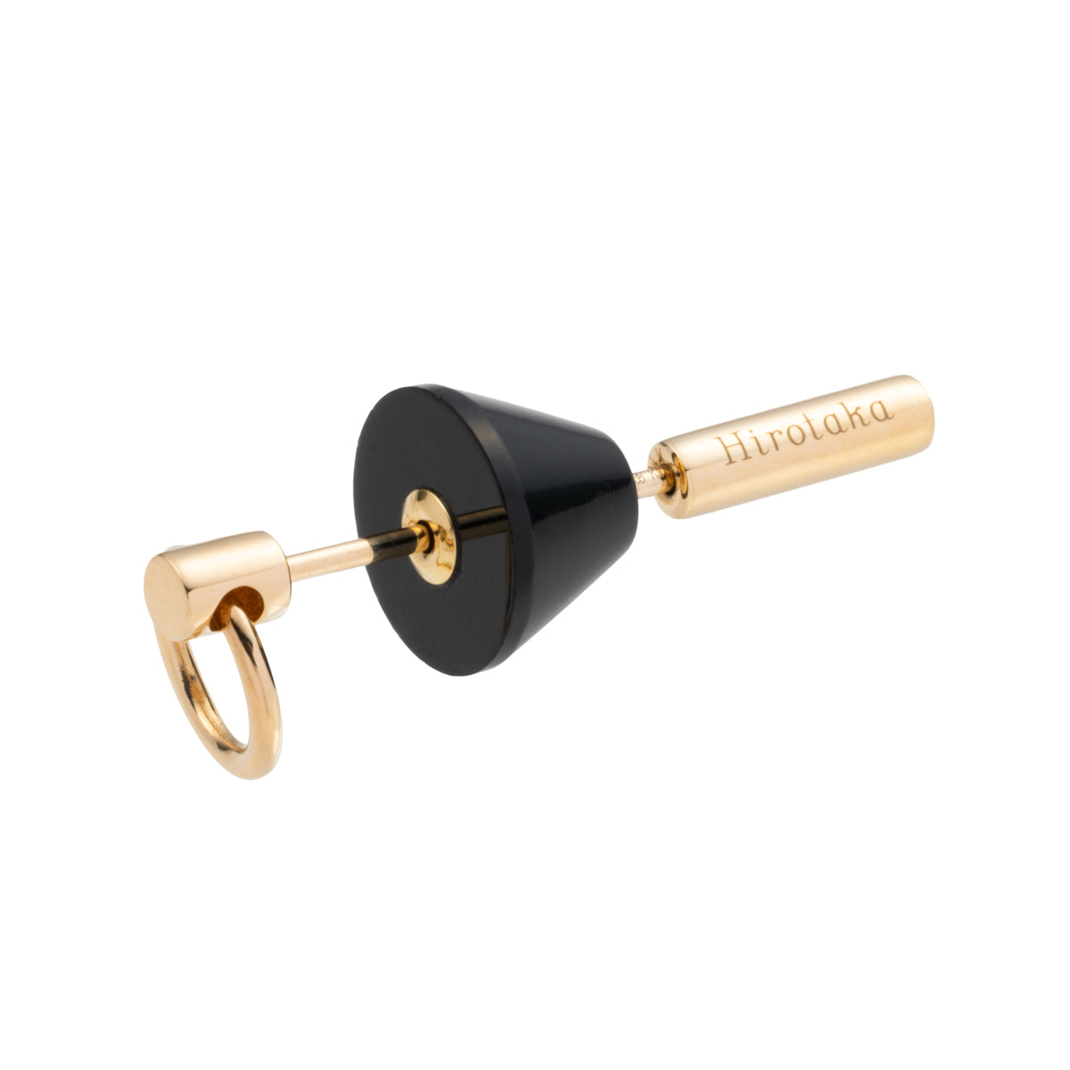 SPEAR Door Knocker Earring Small size, Onyx