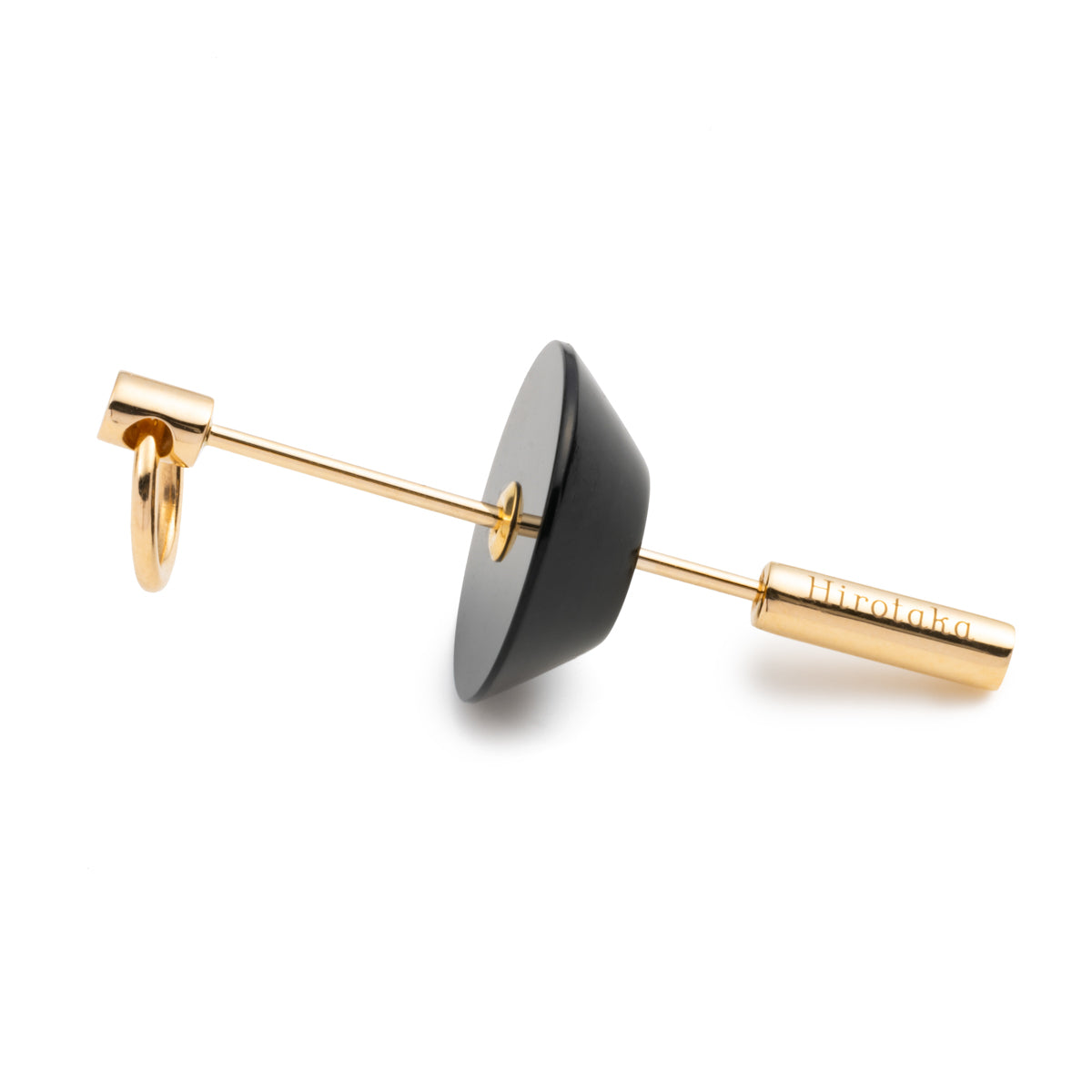 SPEAR Door Knocker Earring Medium size, Onyx
