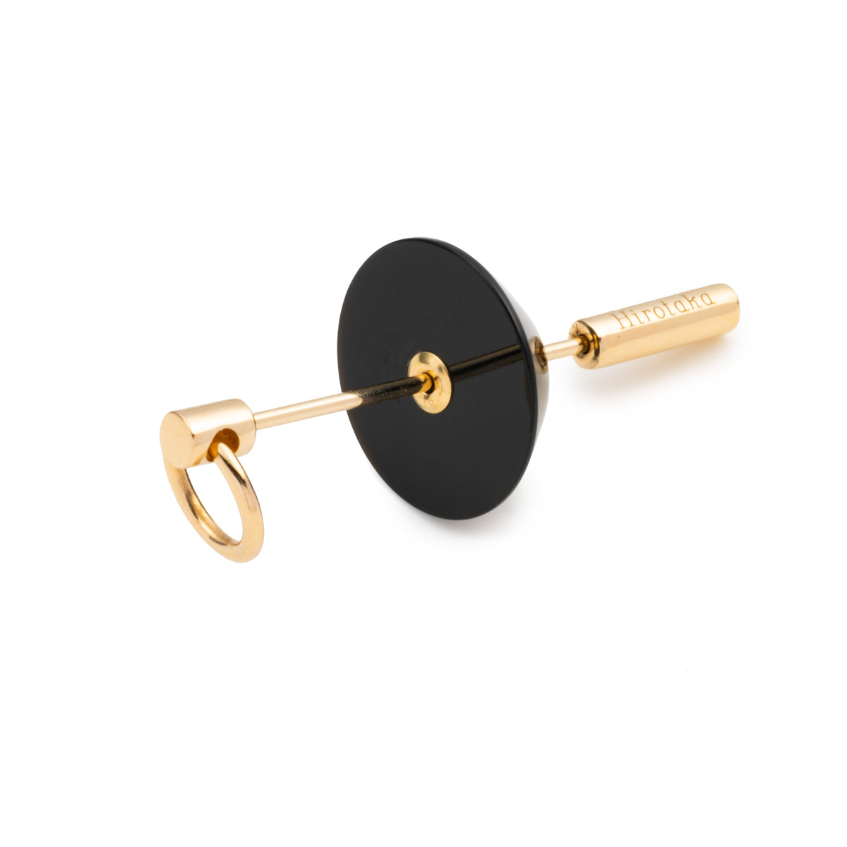 SPEAR Door Knocker Earring Medium size, Onyx