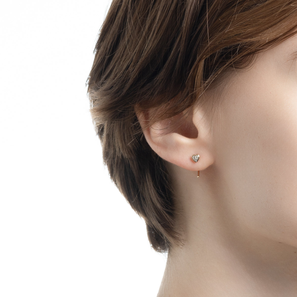 HOLIDAY GIFT SET L.a.brown HYPNOTIC Lab Grown Diamond Mini Arrow Earring/HS