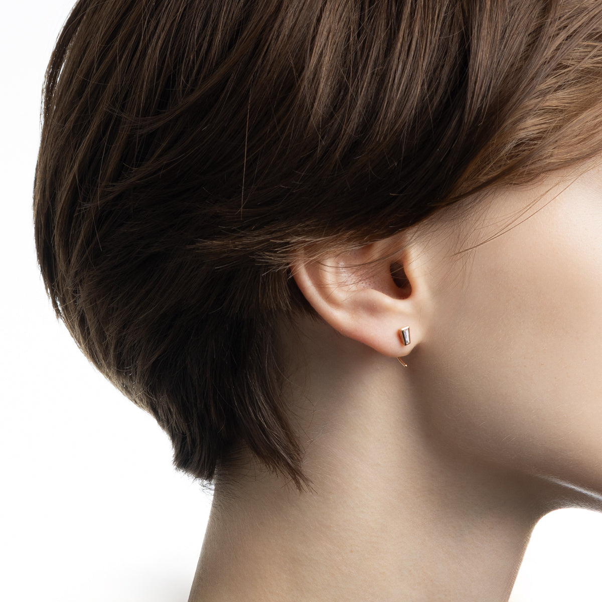 HOLIDAY GIFT SET L.a.brown HYPNOTIC Lab Grown Diamond Mini Arrow Earring/TB