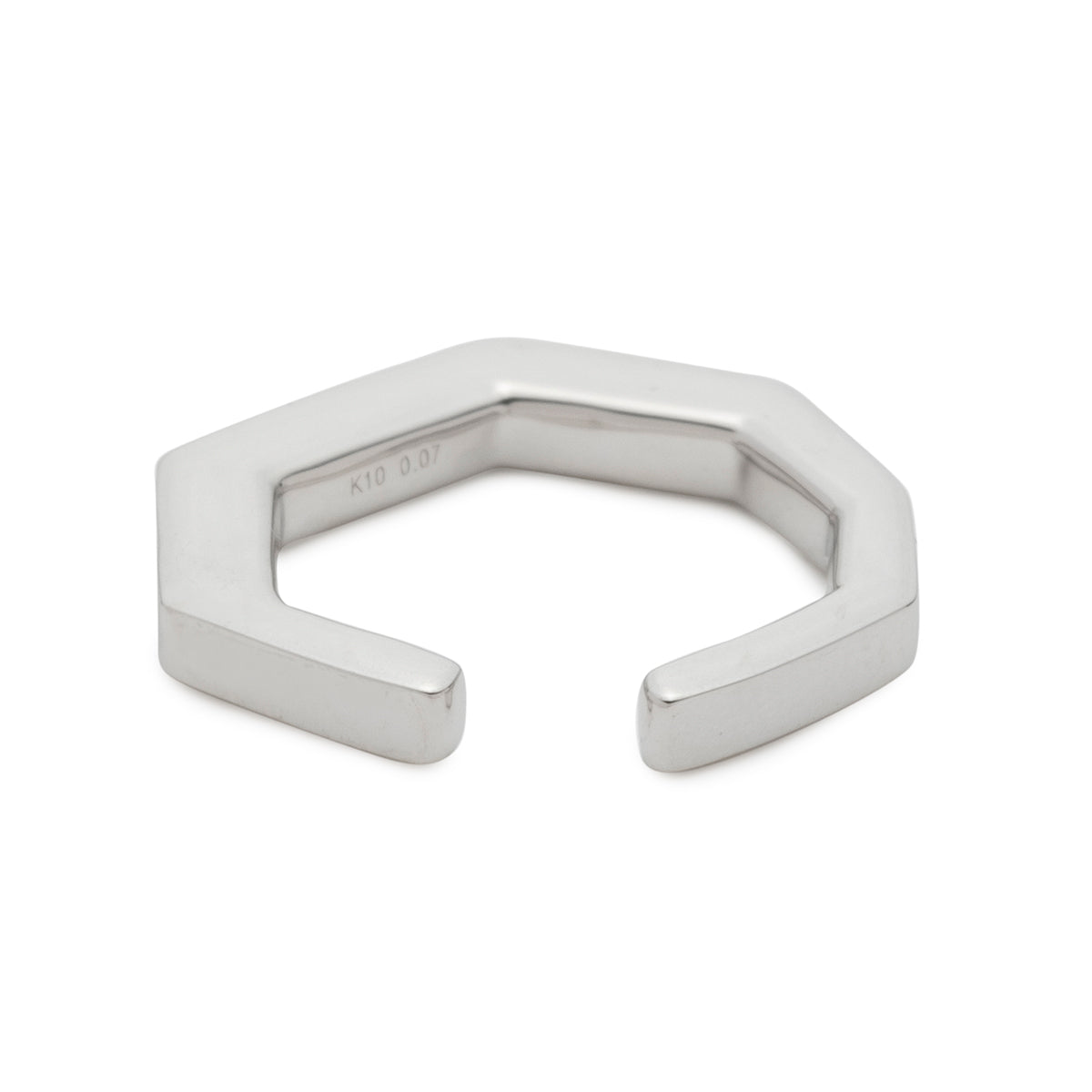 MANHATTAN Octagon Diamond Ear Cuff Small size