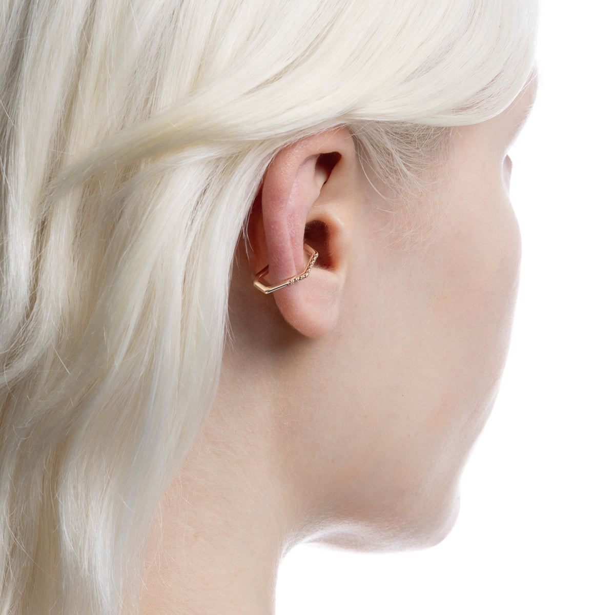 MANHATTAN Polygon Diamond Ear Cuff